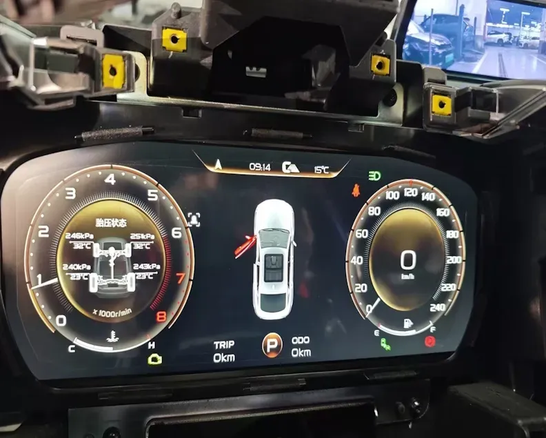 Проверка приборной панели Geely Tugela рестайлинг