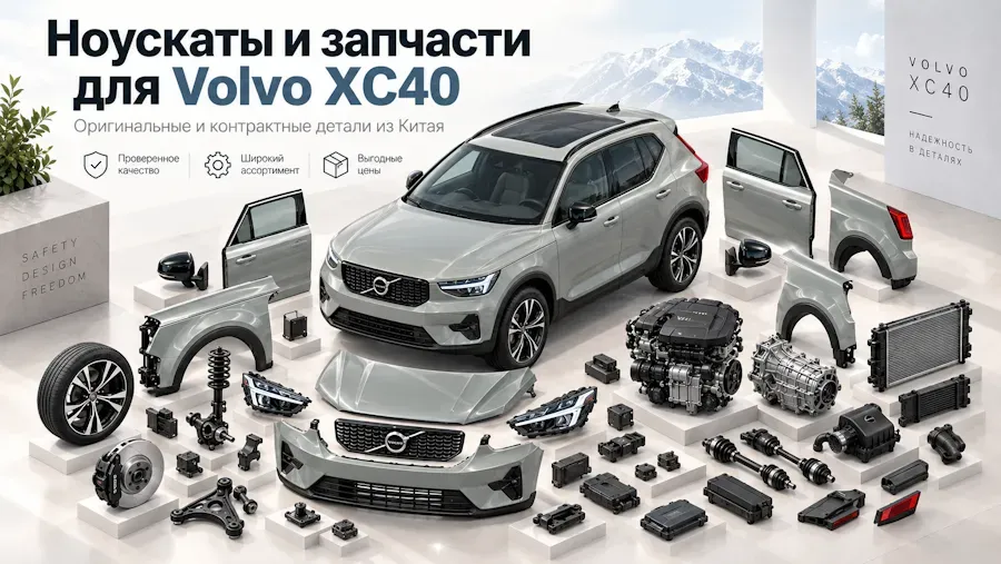 Ноускаты и запчасти для Volvo XC40 I Рестайлинг 2026