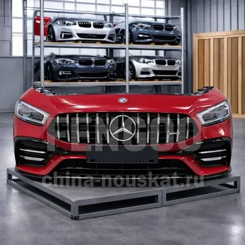 Ноускат Mercedes AMG GT 63 Рестайлинг 2018-2025 без фар