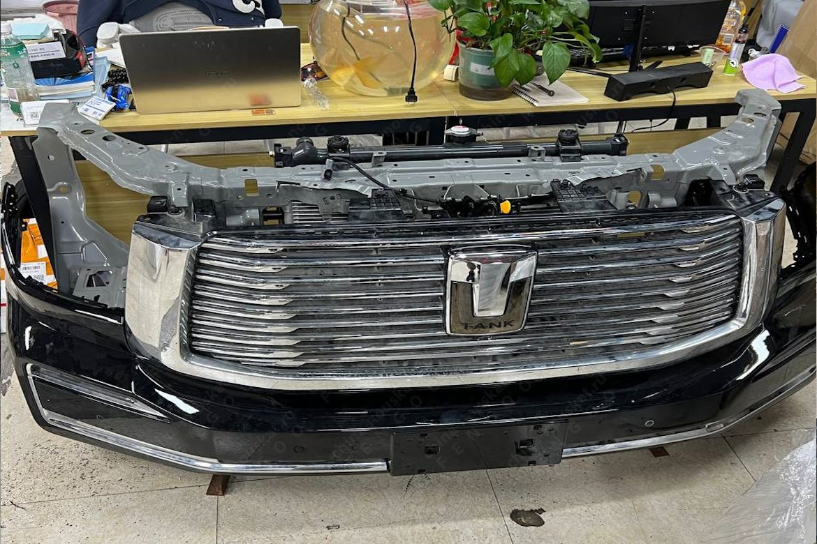 Сборка ноуската ТАНК 500